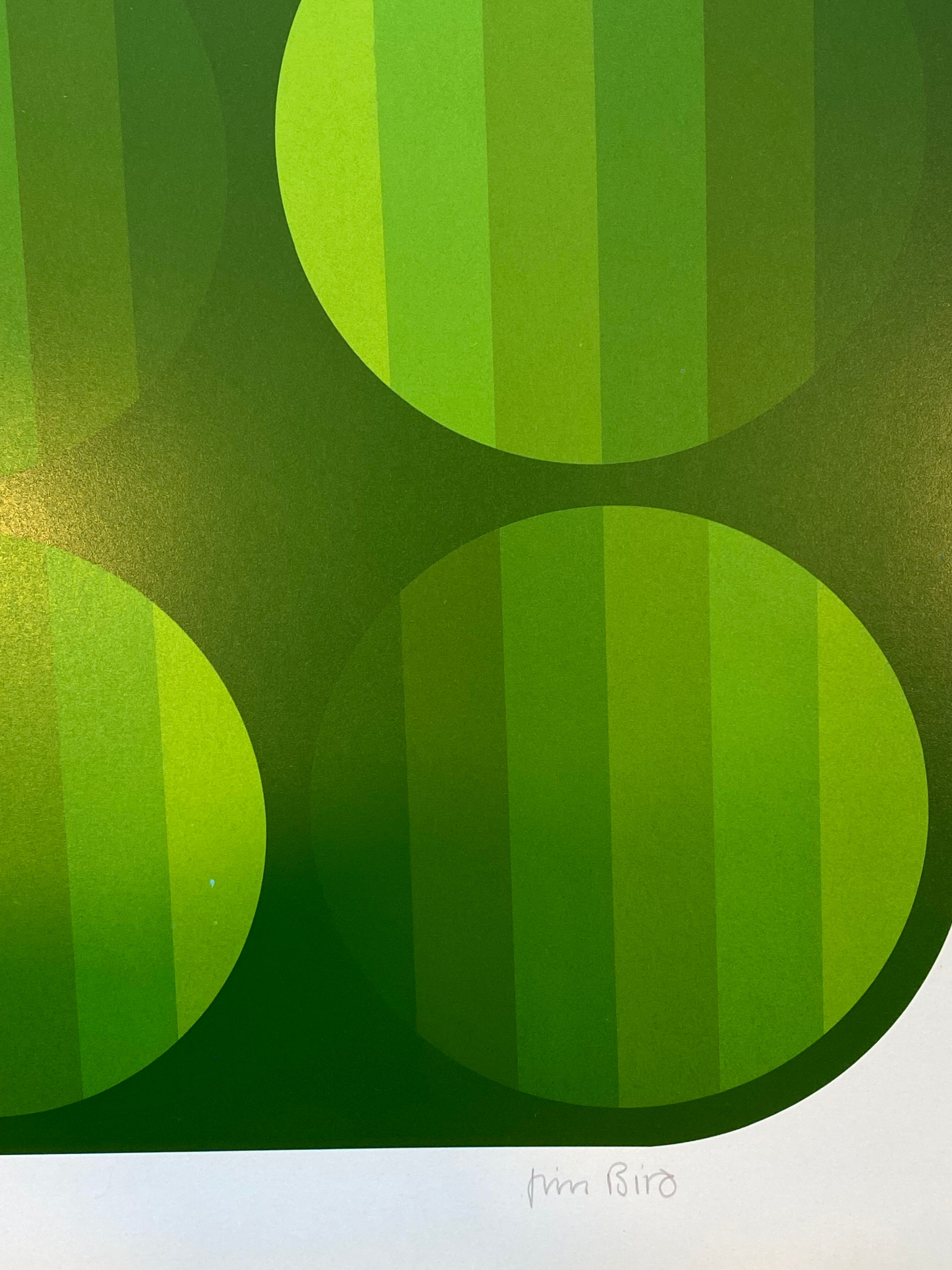 Poster - Photolithography Jim Bird tribute to Vasarely