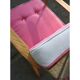 Fauteuil scandinave vintage rose
