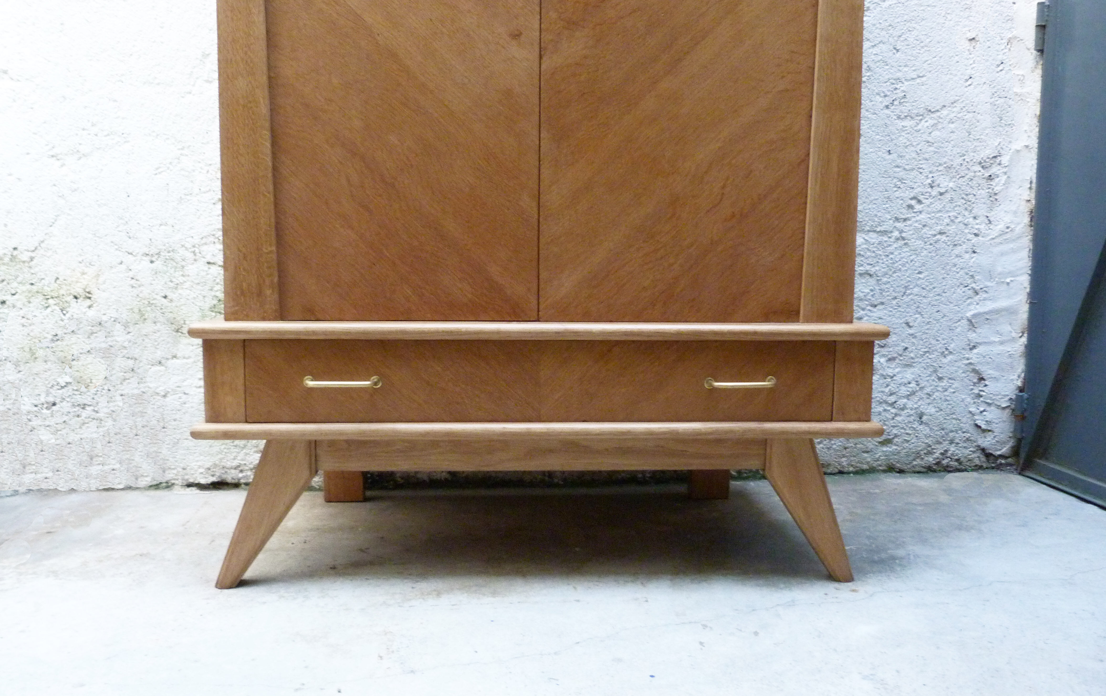 Vintage compass feet cabinet