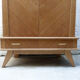 Vintage compass feet cabinet