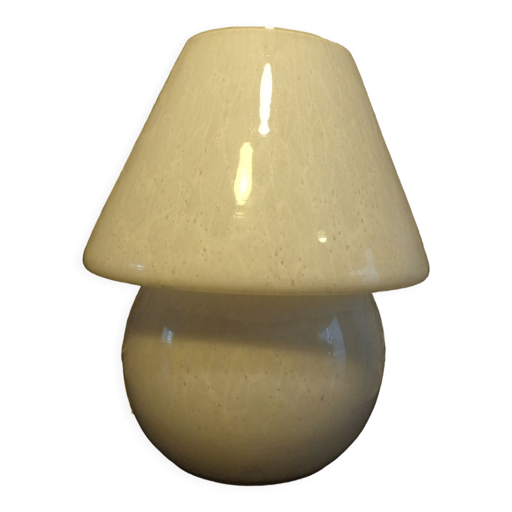 Murano glass mushroom lamp