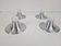 Vintage Space Age UFO Disc Wall Lamps from Targetti Sankey, 1970s, Set of 4