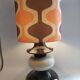 Large ceramic lamp, Germany, 1970s.