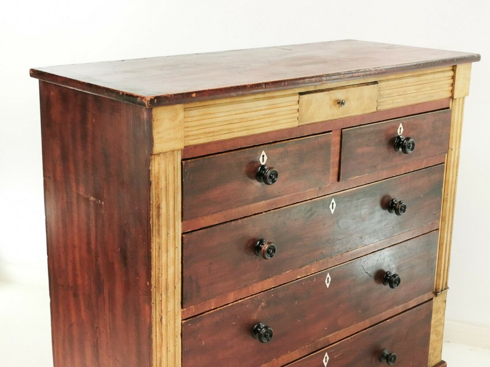 Victorian Scottish Antique Chest Of Drawers