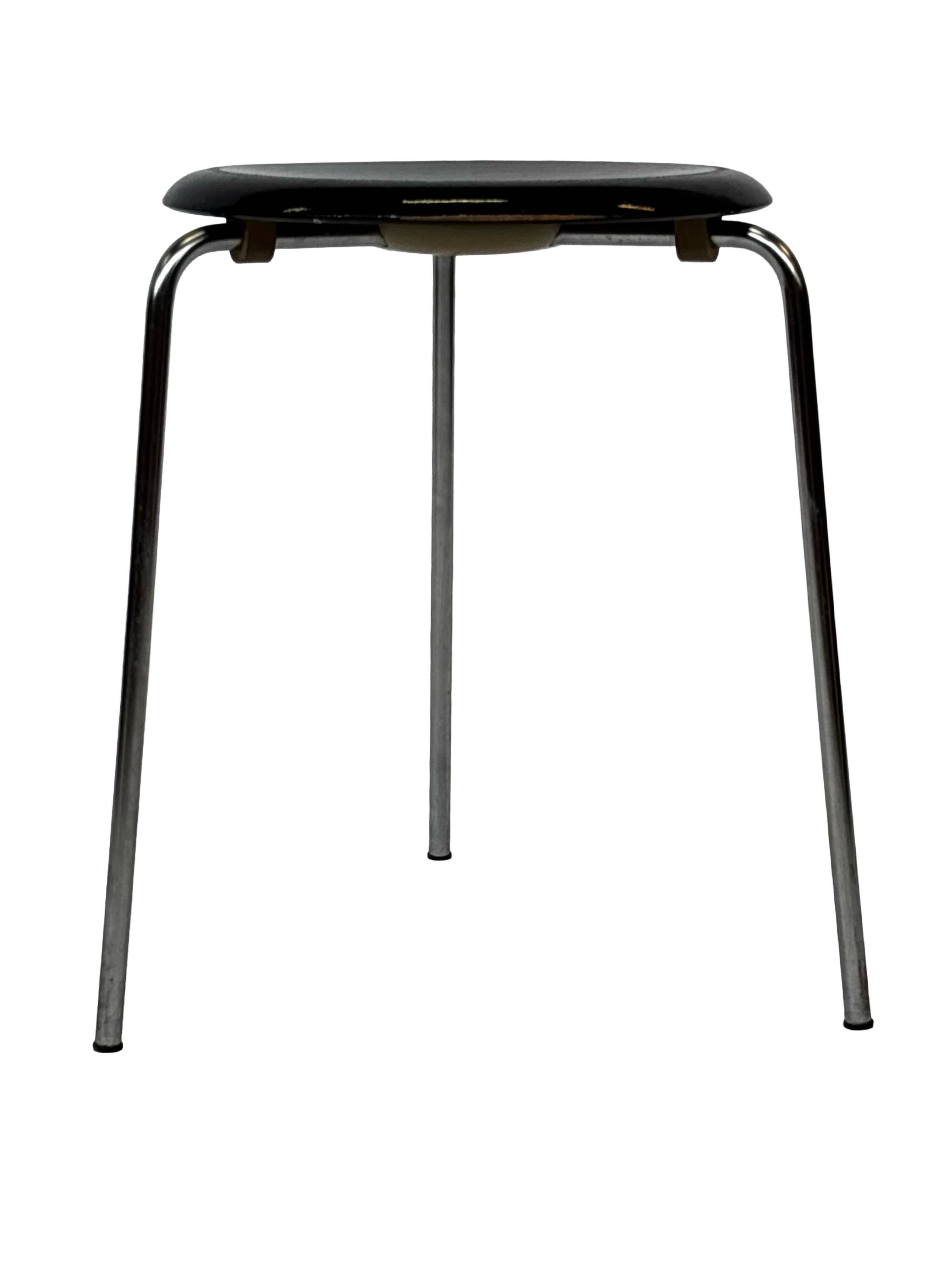 Vintage Fritz Hansen Dot Stool Arne Jacobsen Danish Design