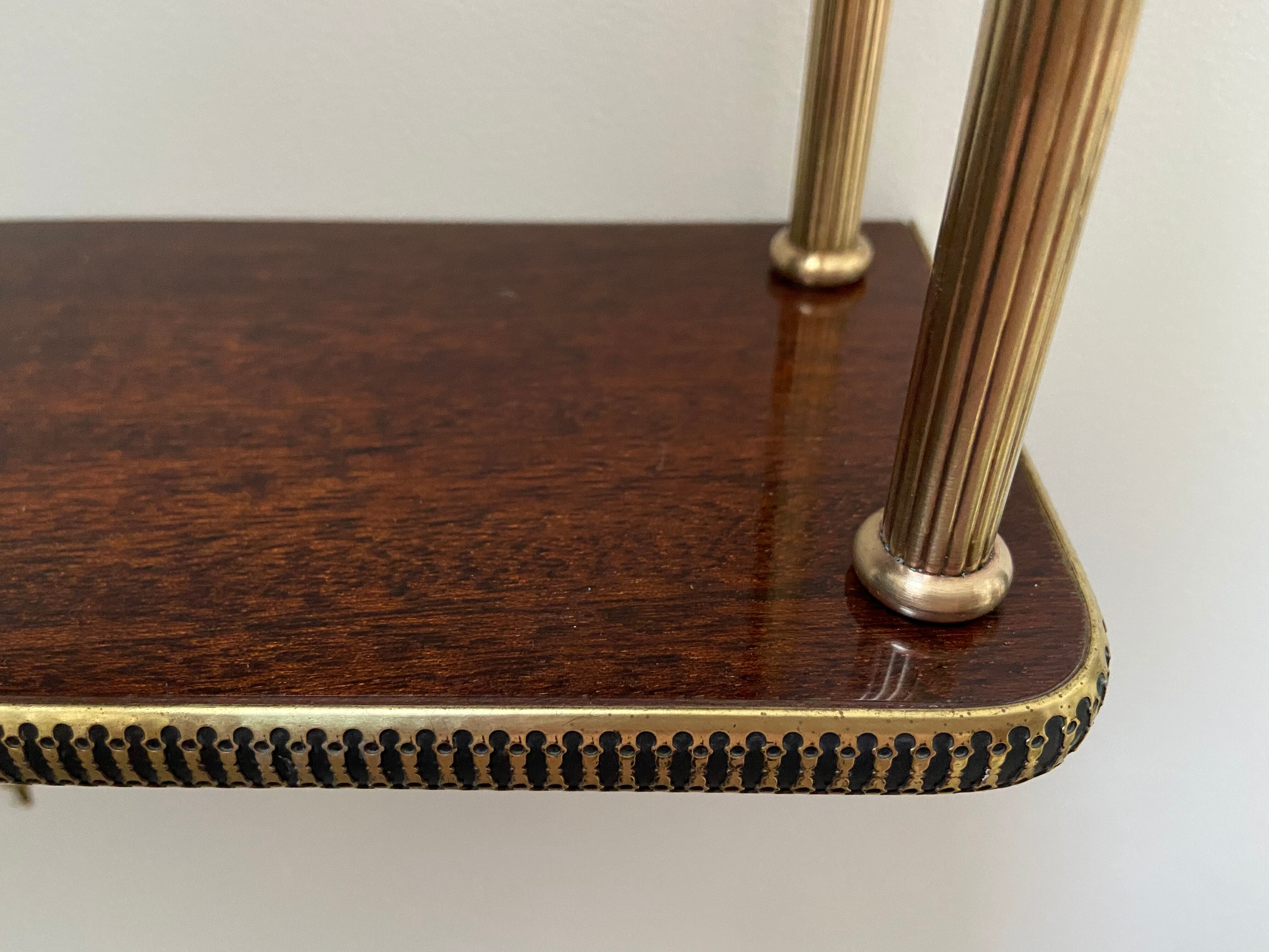 Dry formica and brass-1960s