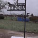 Metal and zinc weather vane, decor a l'attelage charette