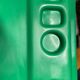 Vintage children's desk 70s green plastic