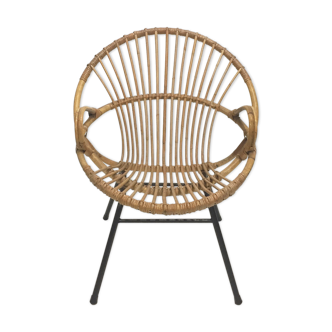 Rattan armchair