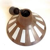 Bakelite pendant light up and down 70s Diameter 40 cm