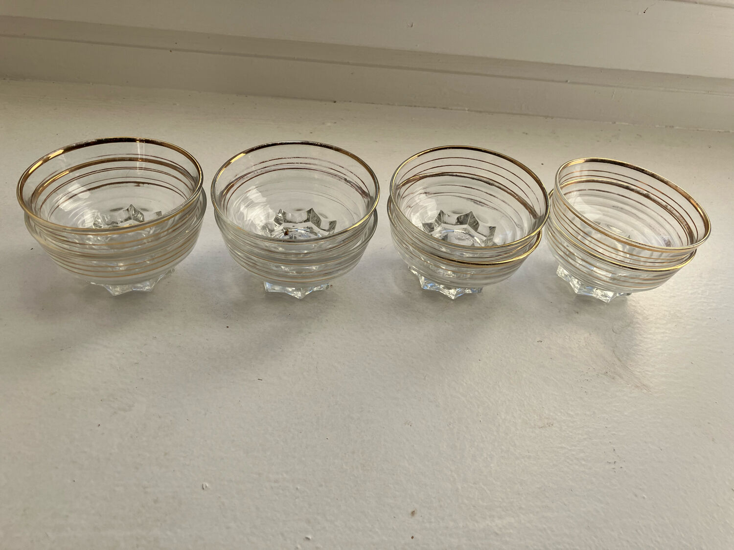 Champagne cups glassware Chapelle st Mesmin