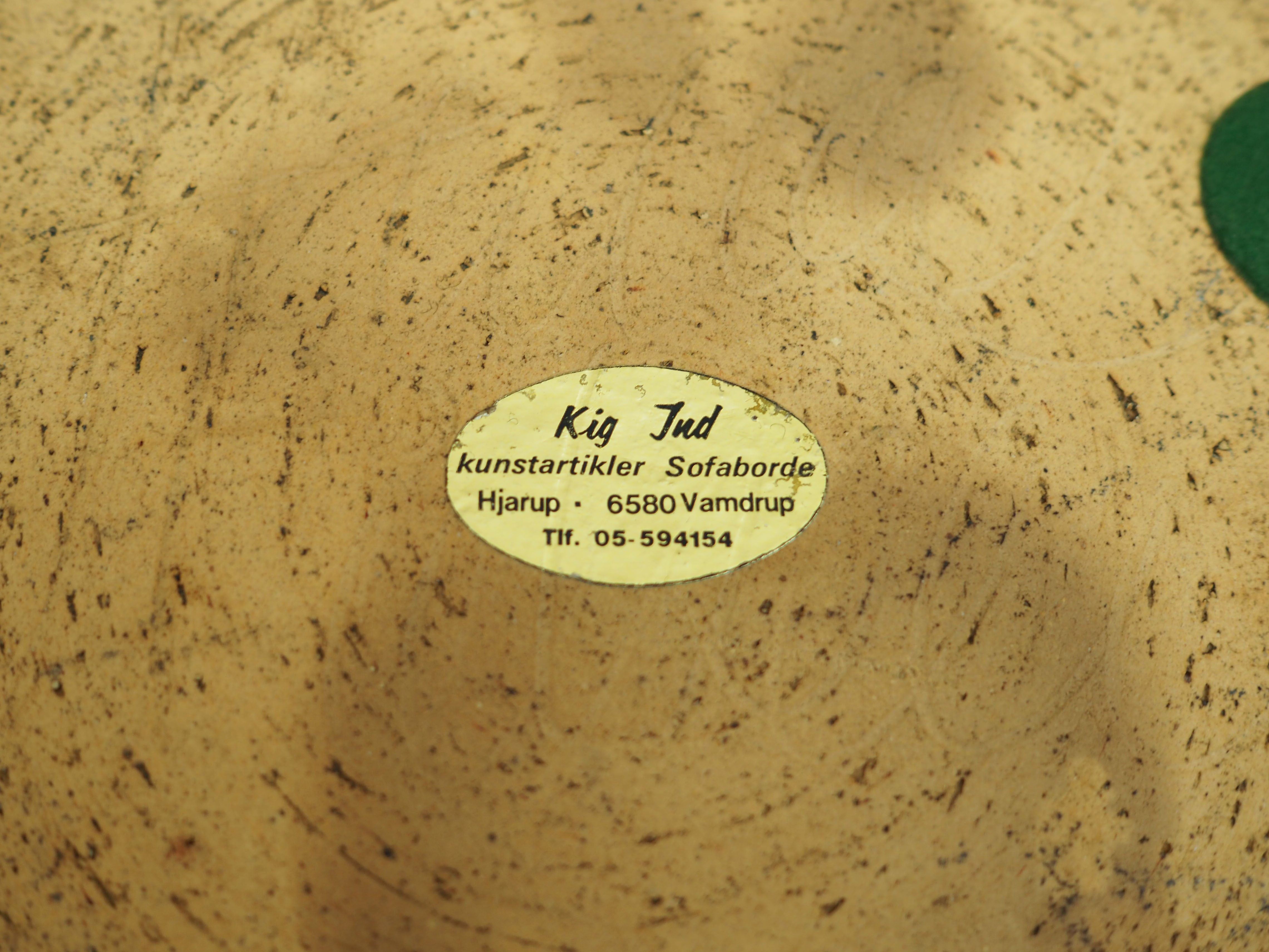 Ceramic platter, Danish design, 1960s, production: Denmark