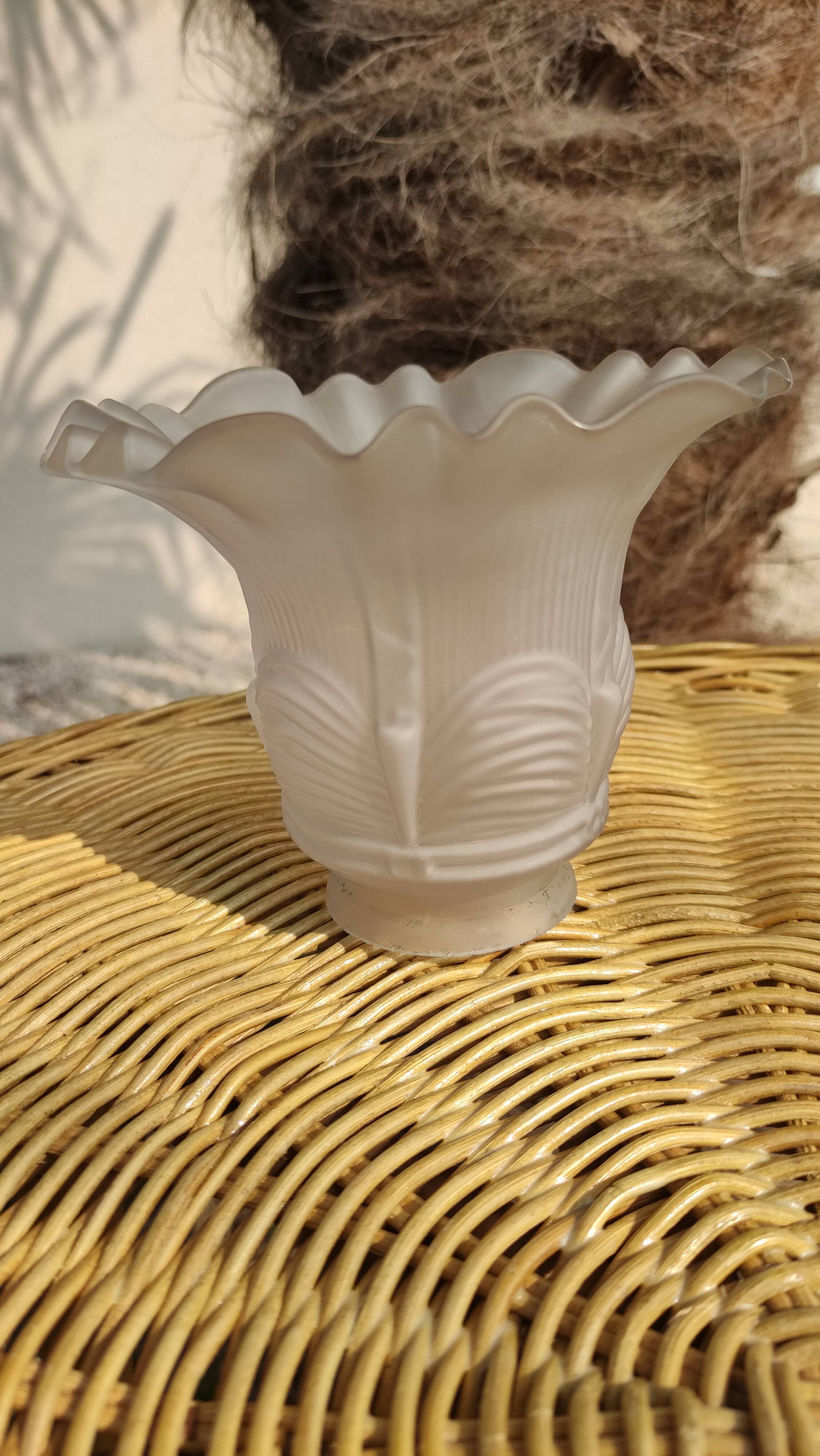 Lampe tulipe art déco