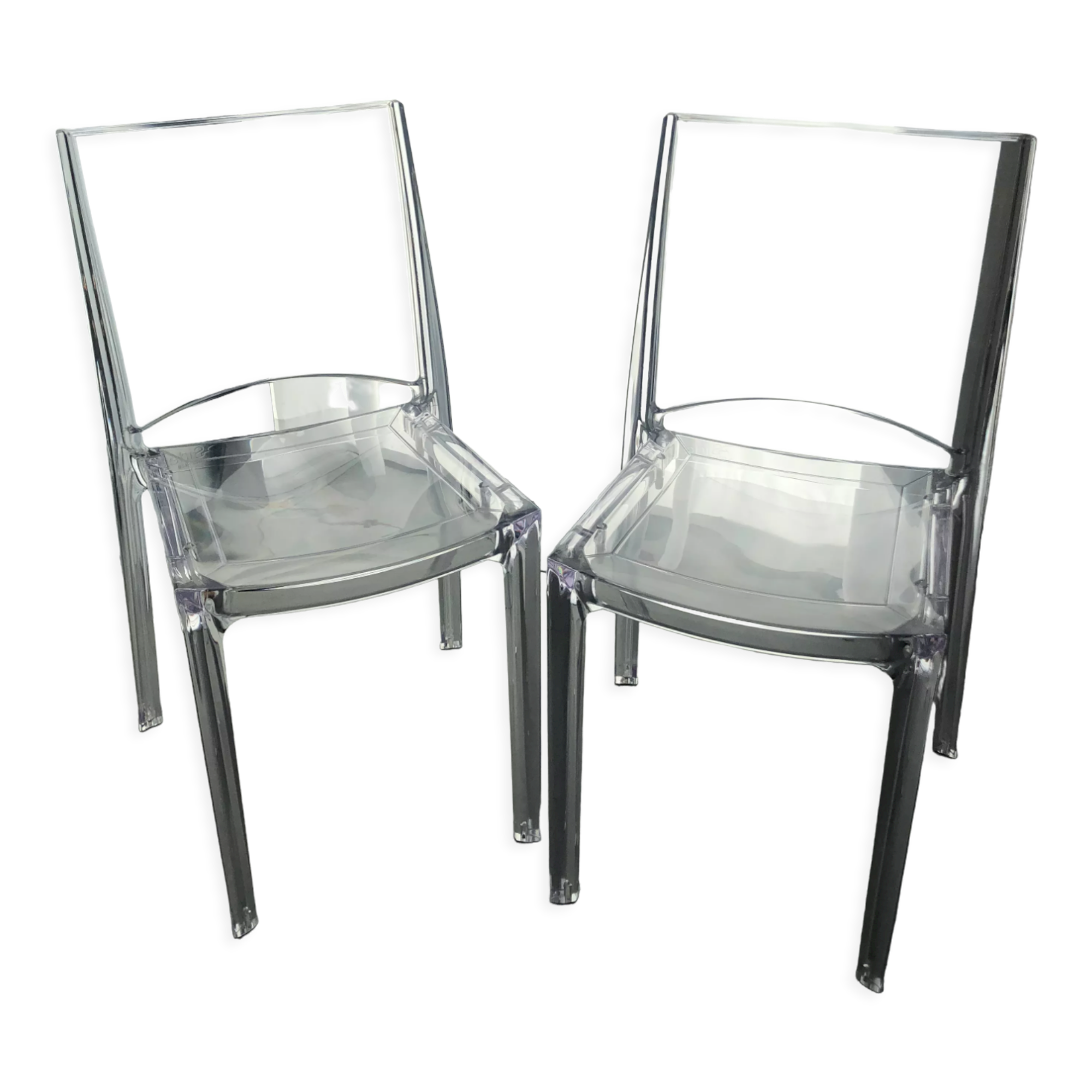 2 transparent chairs design 'Side' by Grandsoleil