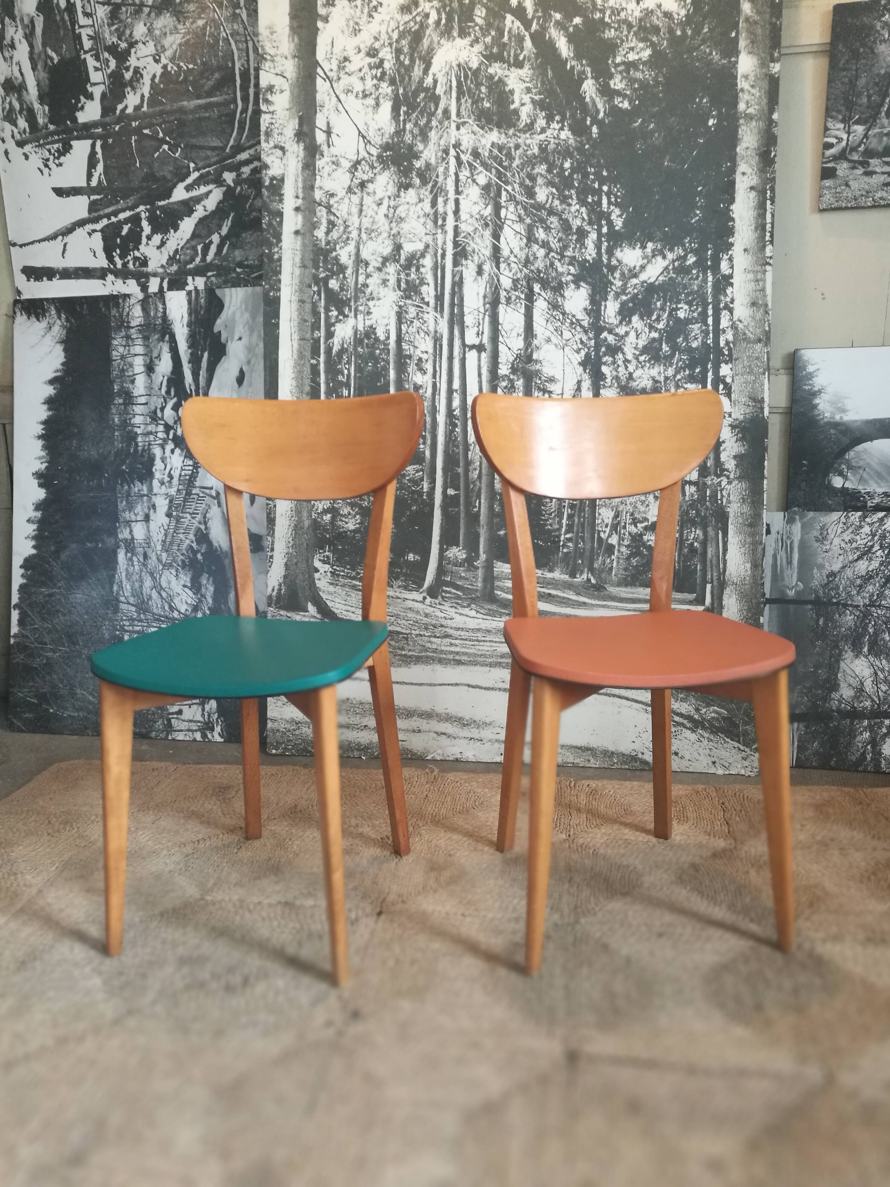 Pair of bistro chairs 1960