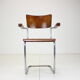 Restored Bauhaus Chrome Chair by Rudolf Vichr Prag, 1930s