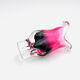 Vase - Sommerso - Josef Hospodka - Fuchsia & Prussian Blue Smoke, 1960s