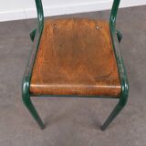 Bureau années 50 et sa chaise d'école