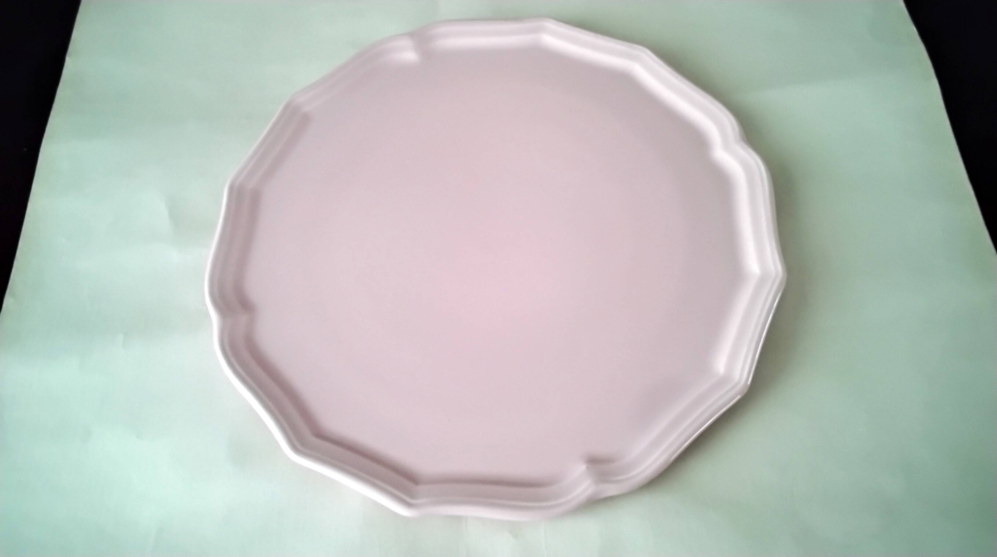 Salins earthenware cake plate