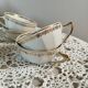 6 tasses café porcelaine F. Chauvigny, France, 1960