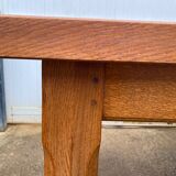 Dining farm table 250cm solid oak 1980