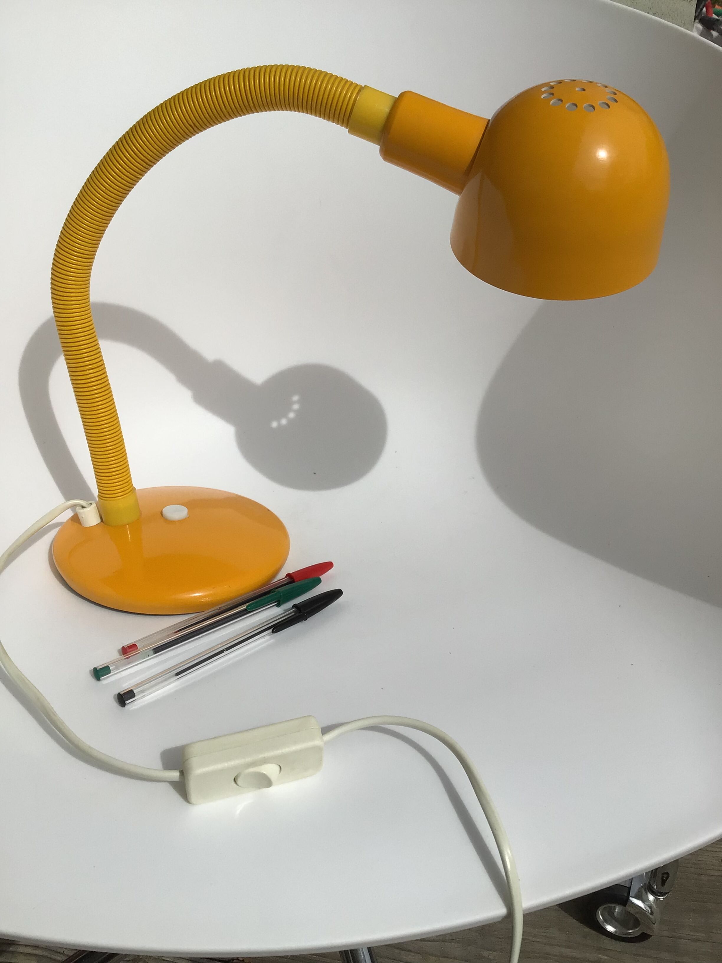Desk lamp Aluminor lacquered metal 70's