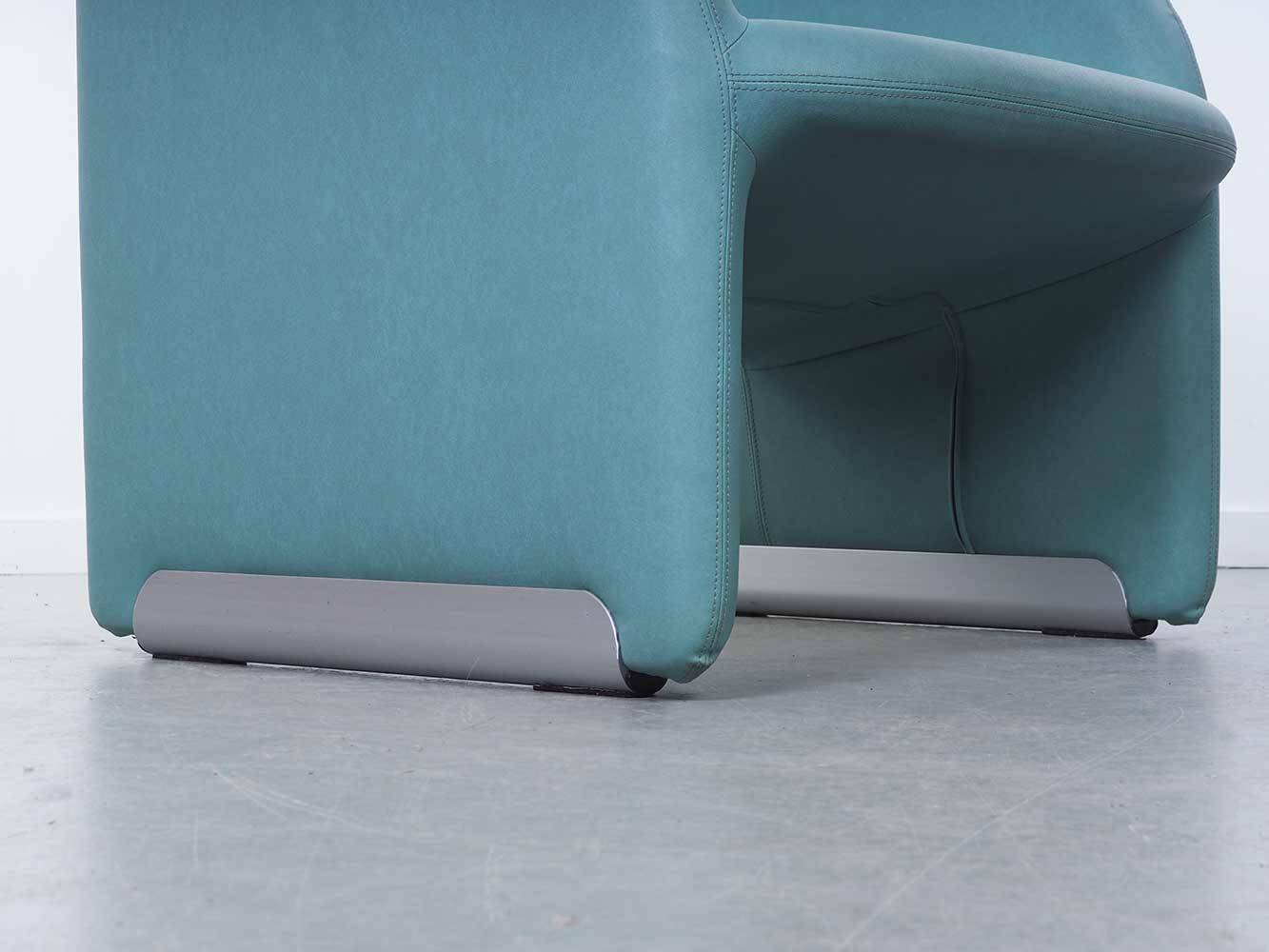 Chaise Ben bleu vert – Pierre Paulin – Artifort