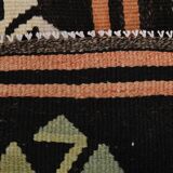 2x7 Salmon Beige Vintage Kilim Runner Rug, 64x226Cm