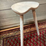 Vintage Scandinavian design tripod high stool