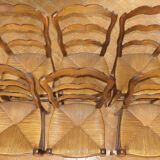 Set of 6 mulched chairs