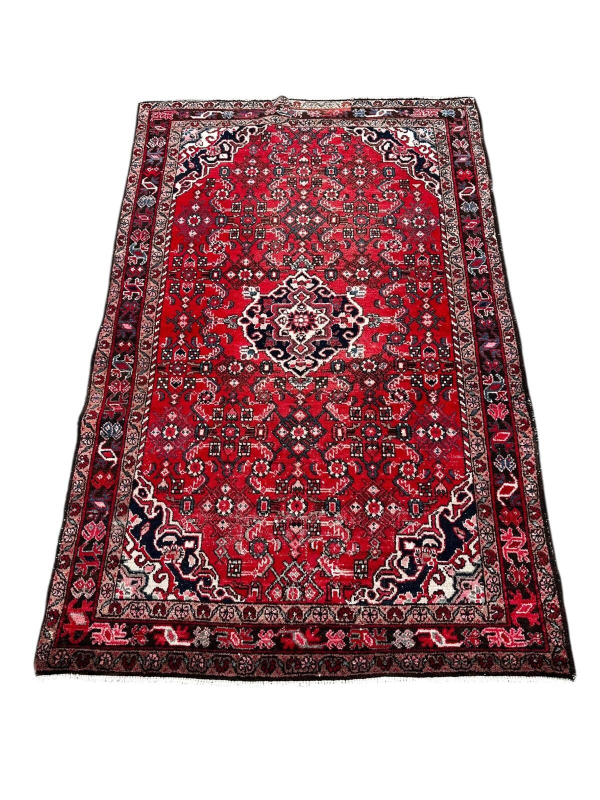 Handmade Hamadan rug 210cm x 130cm