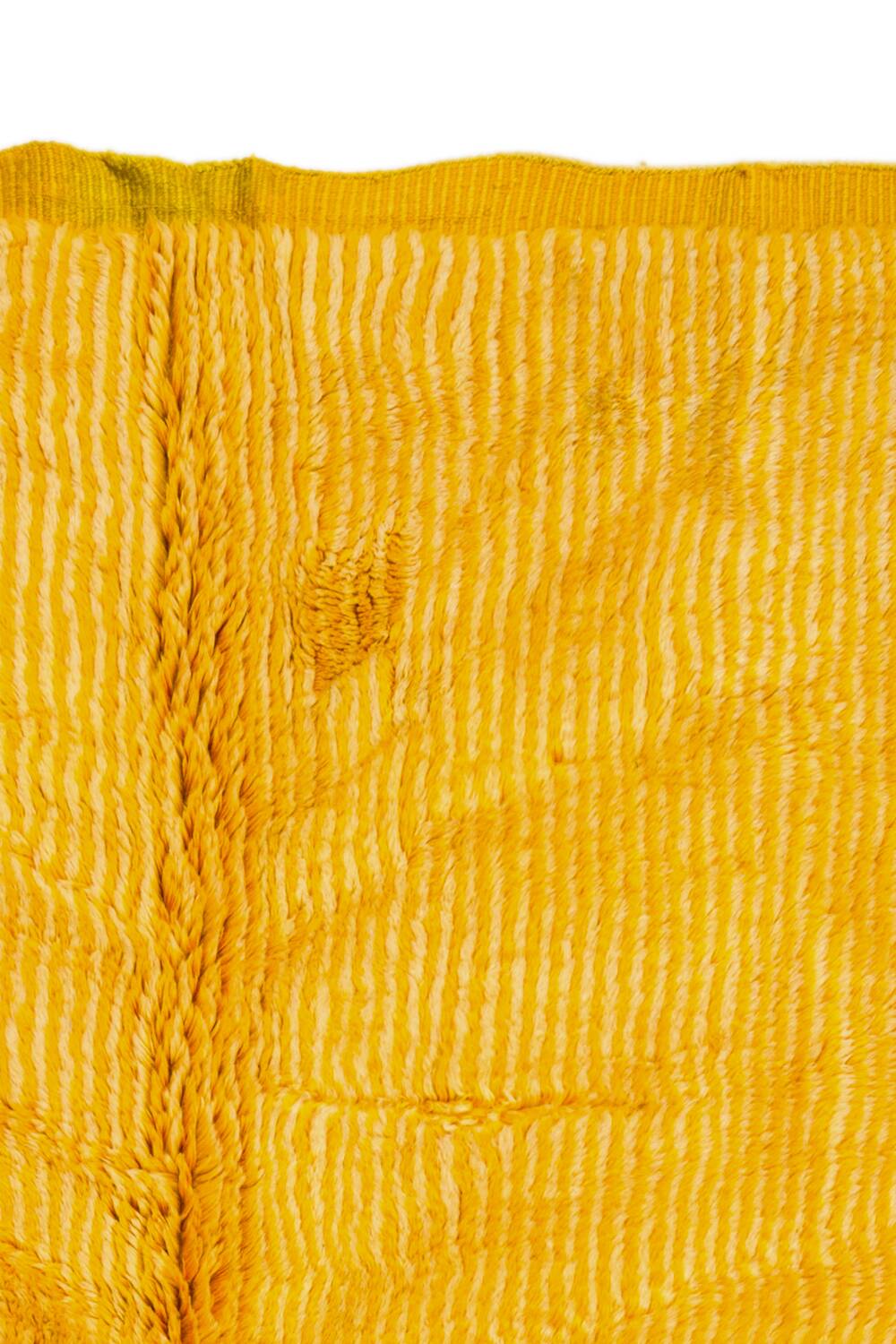 Tapis marocain Mrirt jaune d’or