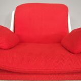 Red armchairs from the 70s