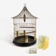 Golden bird cage with fine gold a.fay & co 1950
