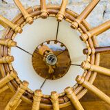 Vintage rattan pendant lamp