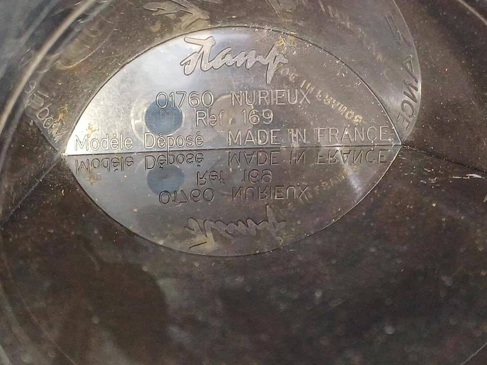 Vintage smoked plexiglass drum 1960/70