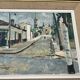 Tableau ancien Rue avec église – Jack Senne 1933
