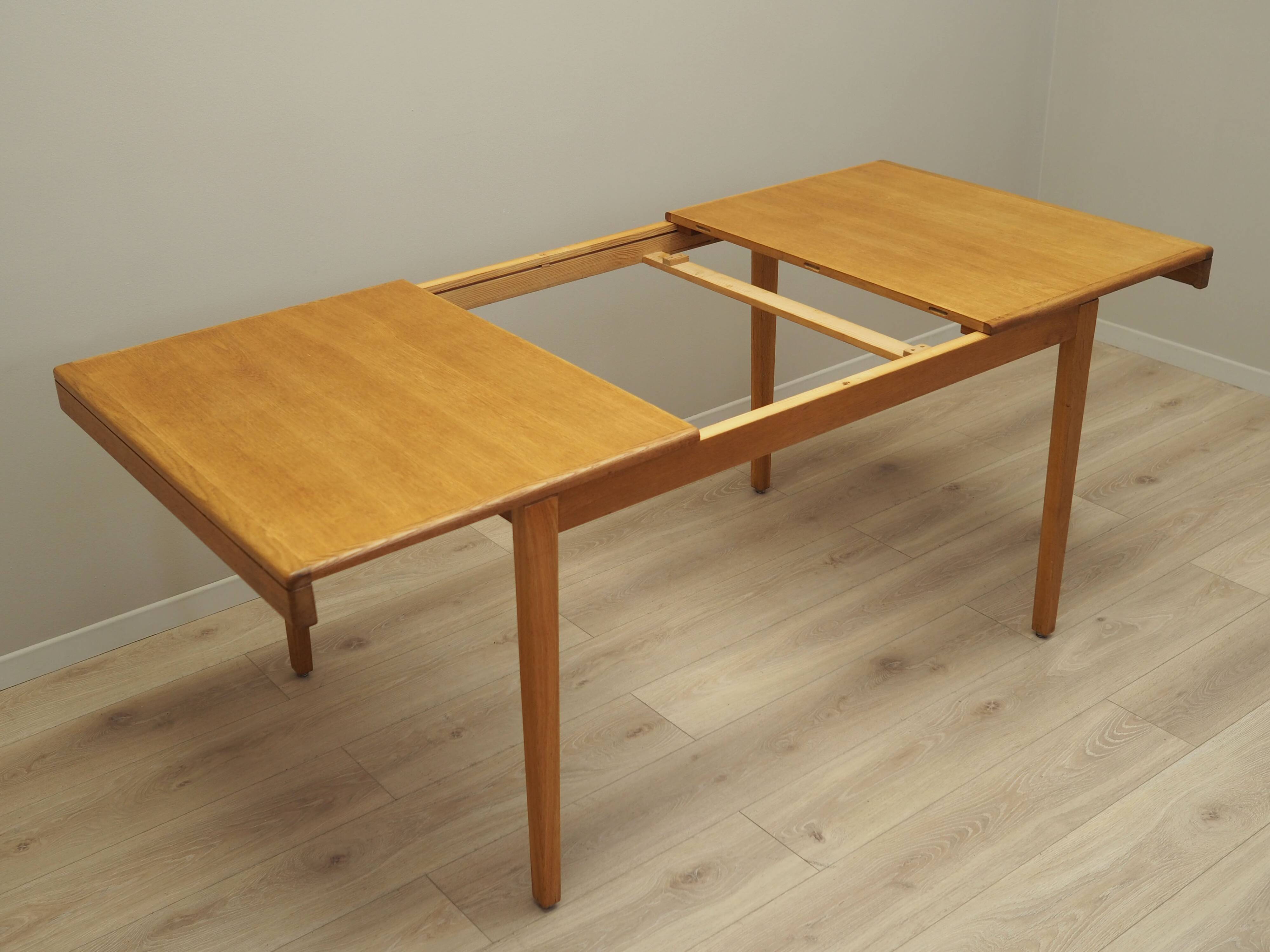 Oak table, Danish design, 1970s, production: Denmark