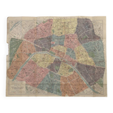 Map of Paris from the 1940s