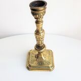 Old gilded candlestick
