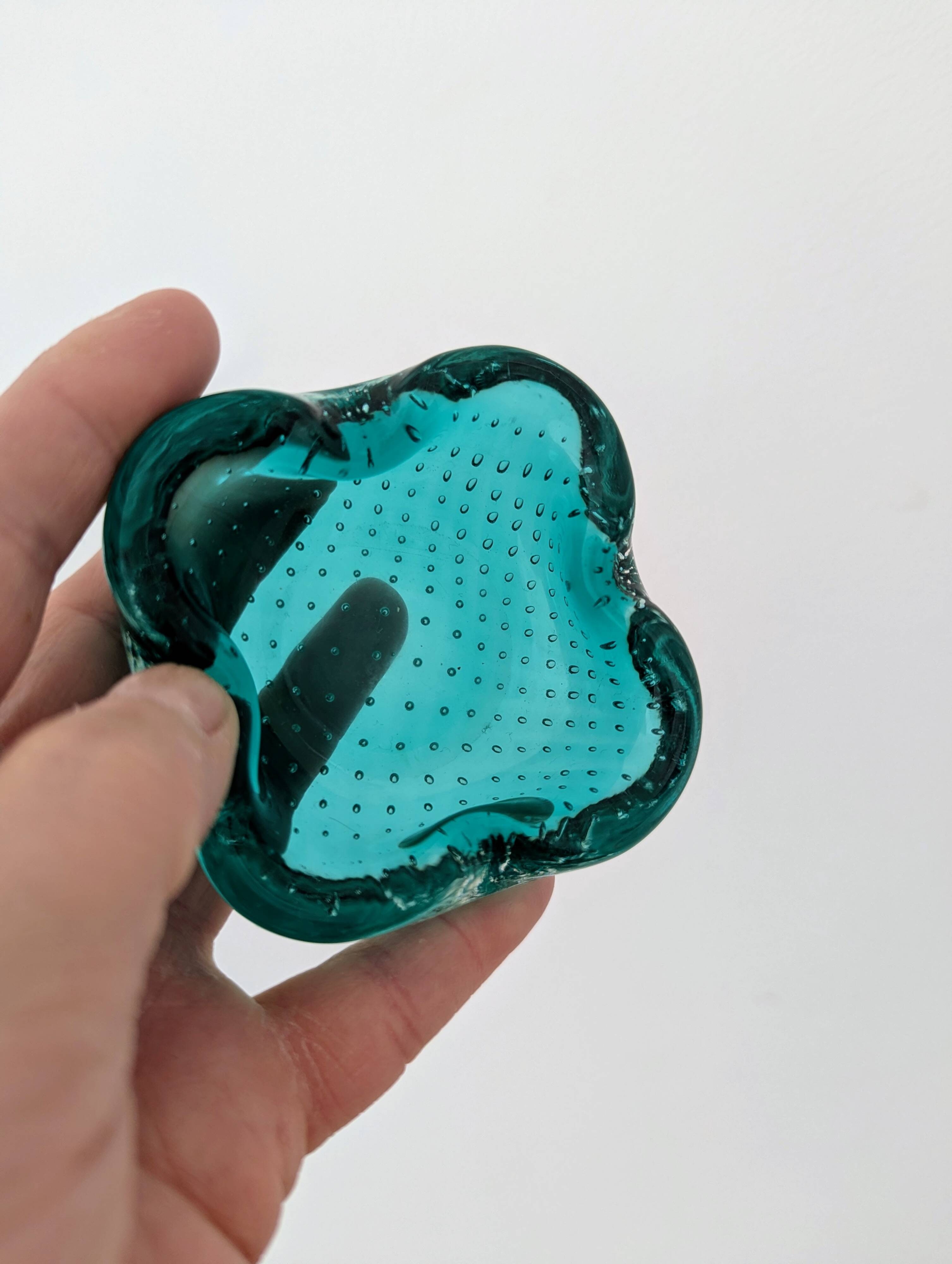 Murano ashtray pocket emptier