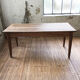 Table de ferme en noyer 170 cm