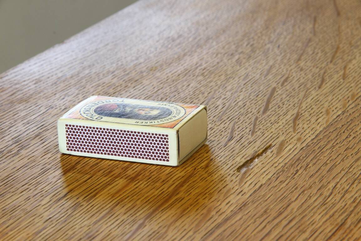 Vintage 1960s oak cabinet - cupboard style of Danish design Henning Kjærnulf