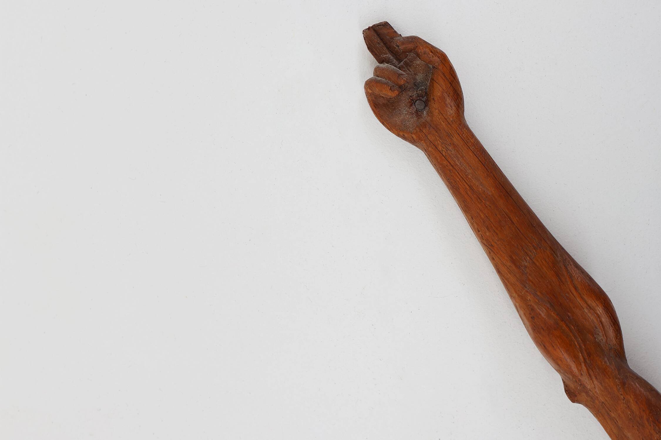 Hand carved oak crucifix or corpus Christi, Belgium ca. 1900