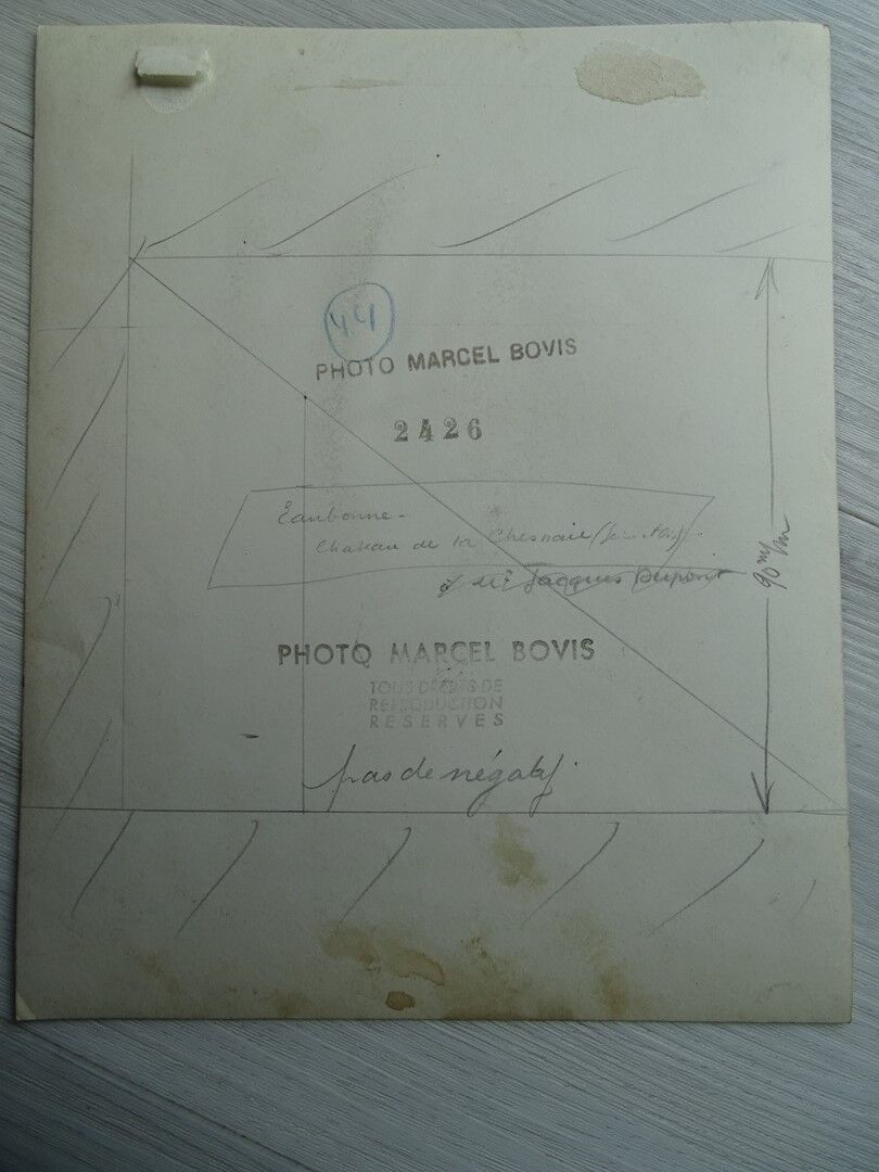 Photograhie de chateau , Marcel Bovis