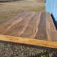 Industrial table 200 x 100 cm with wooden top + metal base
