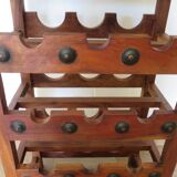 Solid wood wine rack