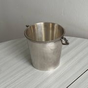 petit seau à glace métal argenté
