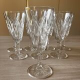 Set of 8 champagne flutes