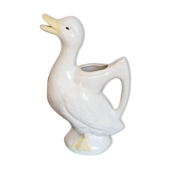Ceramic duck pitcher